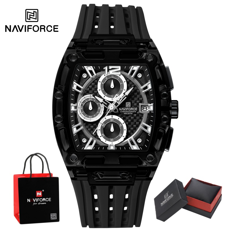 Relógio Masculino NAVIFORCE 5A - Resistance Band avaliação e preço