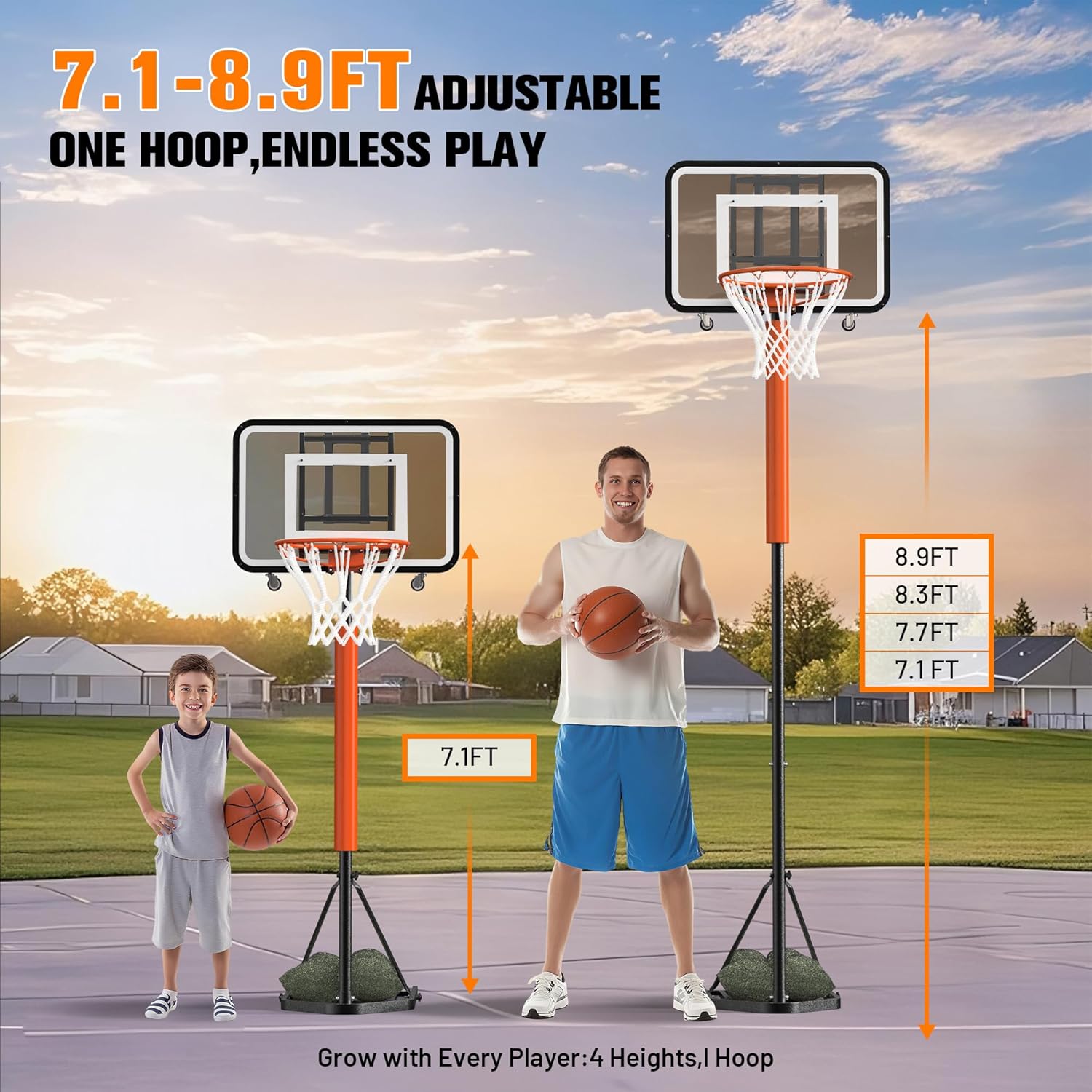 Sistema de cesto de basquete p - Basketball Hoop avaliação e preço